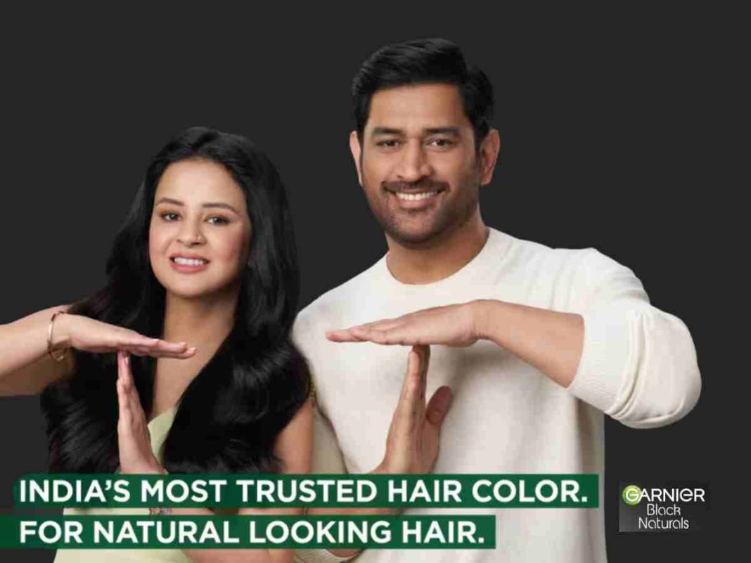 MS Dhoni and Sakshi Join Garnier Black Naturals to Create a New Symbol of 'T'rust