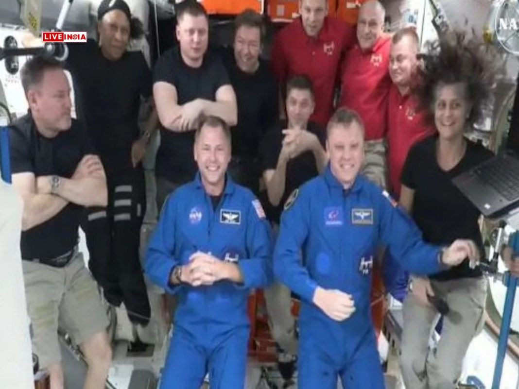 SpaceX Crew Dragon Enters ISS: Stranded Astronauts Sunita Williams & Butch Wilmore Hug Them, Thank Musk & Trump