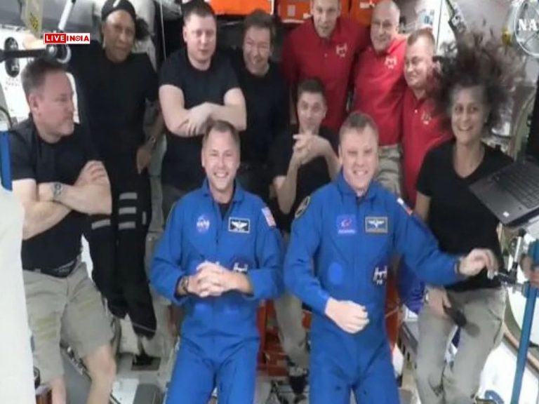 SpaceX Crew Dragon Enters ISS: Stranded Astronauts Sunita Williams & Butch Wilmore Hug Them, Thank Musk & Trump