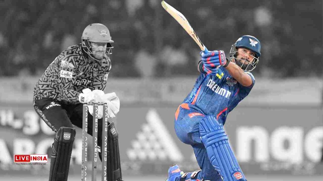 Nicholas Pooran Smashes Past 1000 Runs for LSG with Blistering 70 Against SRH