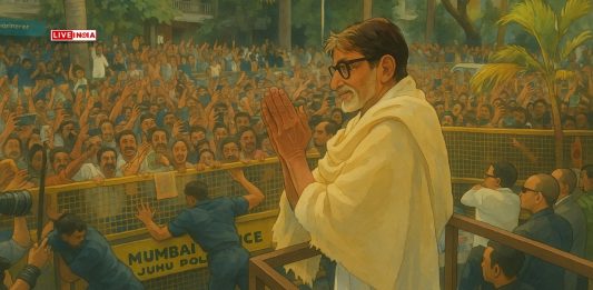 Amitabh Bachchan Joins Ghibli-Style AI Trend, Shares Whimsical Edits from Fan Meet