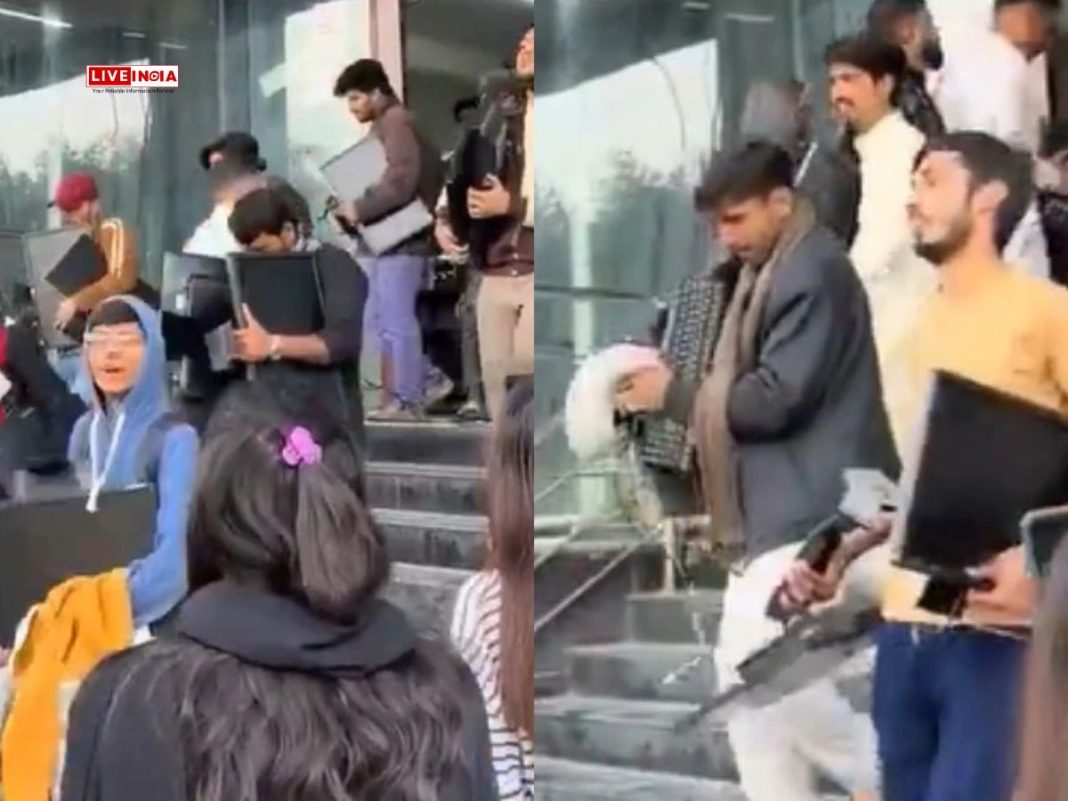 Islamabad Locals Loot Laptops After Raid on Fake Call Centre Operated by Chinese Nationals-Watch Video