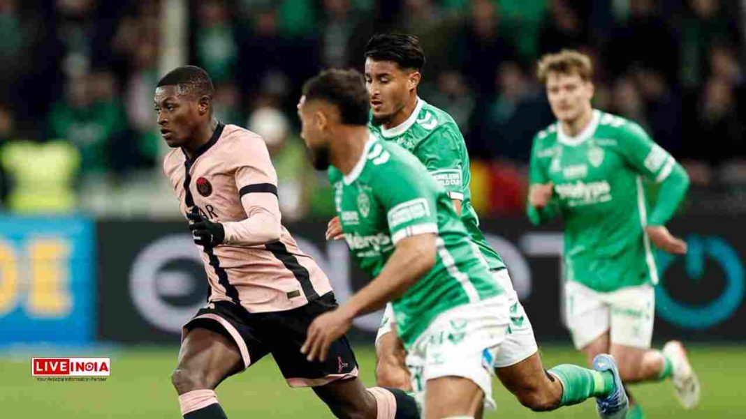 Doue Shines as PSG Crush Saint-Etienne 6-1, Edge Closer to Ligue 1 Title