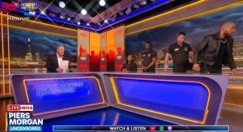 “He’s Still a Cheat!” – Eubank Jr Walks Out of Explosive Piers Morgan Interview