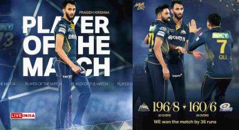 IPL 2025: Prasidh Krishna Stars with the Ball as Gujarat Titans Dominate Mumbai Indians by 36 Runs