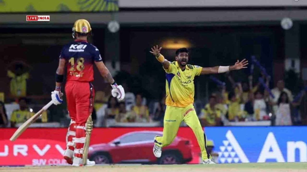 Rajat Patidar Fifty, Tim David's Late Blitz Power RCB to 196/7 vs CSK at Chepauk