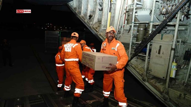 India Sends 15 Tonnes of Relief to Earthquake-Hit Myanmar After Deadly 7.7 Quake