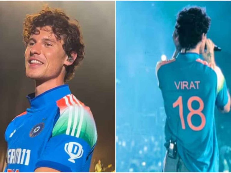 Shawn Mendes Rocks The Stage In Virat Kohli's Jersey Amidst Champions Trophy Excitement