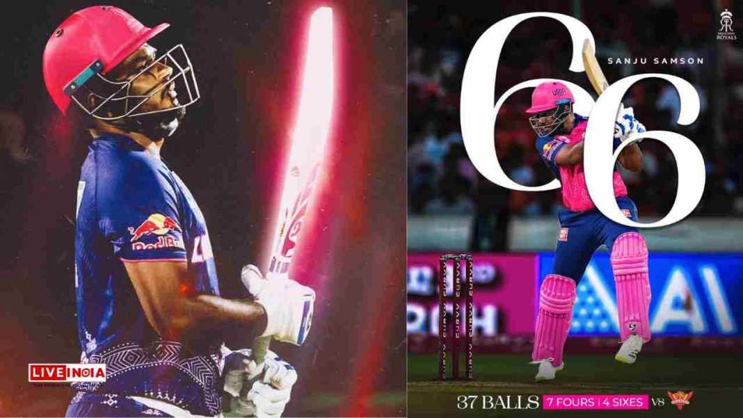 Sanju Samson Crosses 4000 T20 Runs for Rajasthan Royals Despite Defeat to Sunrisers Hyderabad