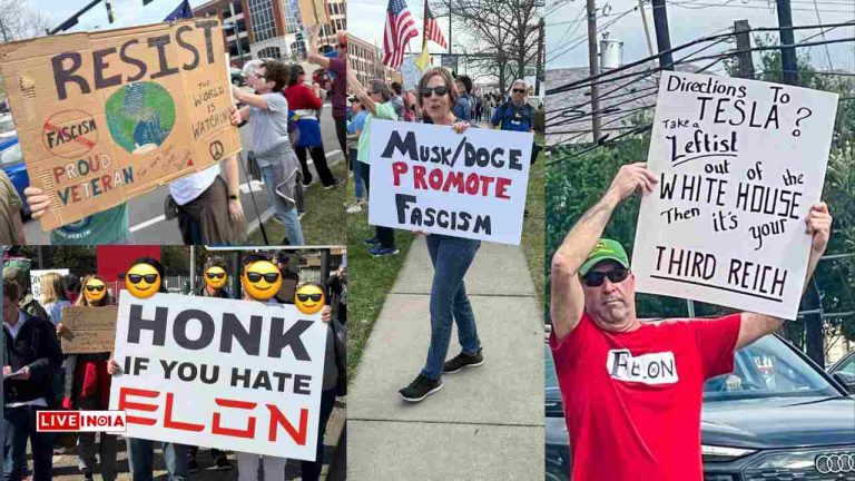 Mass Protests Erupt Across US and Europe Demanding Elon Musk’s Resignation from Government Role