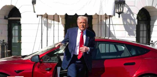 Trump Buys Tesla in Public Display of Support for Musk: "He's a Patriot"