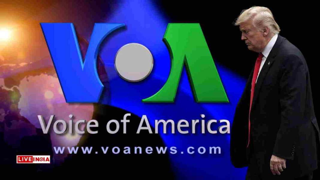 Trump Moves to Dismantle U.S. Global Media, Targets Voice of America