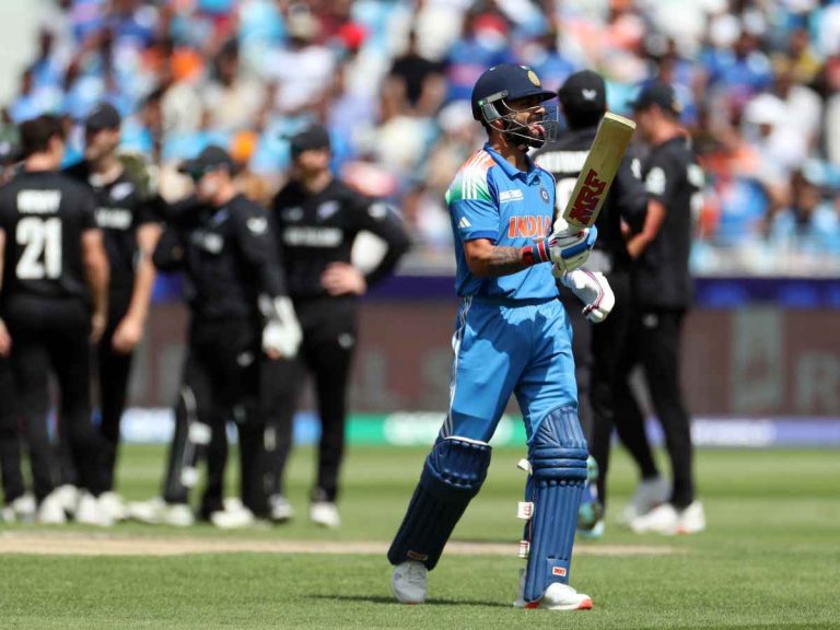 Champions Trophy: Virat Kohli’s 300th ODI Ends With A Disappointing Knock Against New Zealand