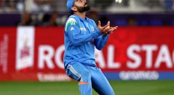 Champions Trophy: Virat Kohli Breaks Ricky Ponting’s Record For ‘Most Catches’ In ODIs During Semi-Final