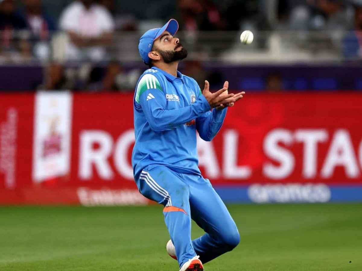 Champions Trophy: Virat Kohli Breaks Ricky Ponting’s Record For 'Most Catches' In ODIs During Semi-Final