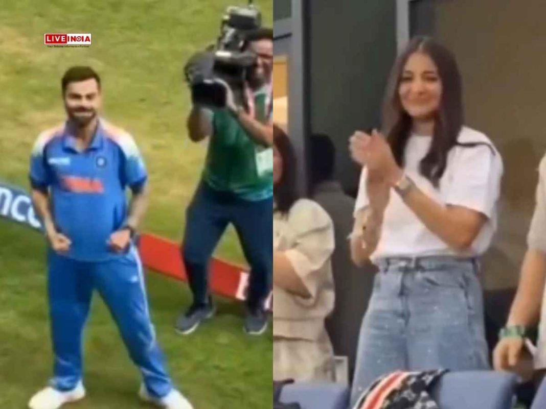 Viral: Virat Kohli Shares Special Moment With Anushka Sharma After Champions Trophy Semi-Final Win
