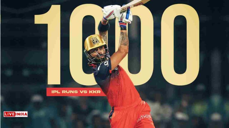 The King of 22 Yards Hits 1000 vs KKR: Virat Joins Elite Club