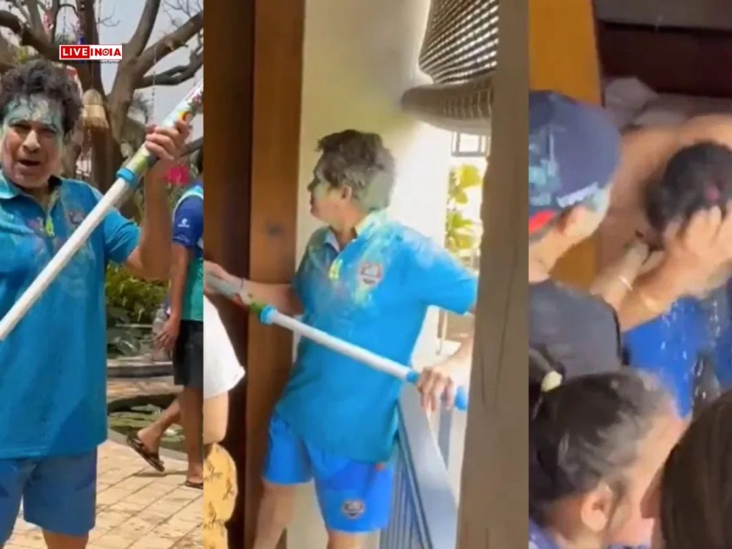 Sachin Tendulkar's Holi Surprise for Yuvraj Singh: Watch the Viral Celebration 🎉🏏