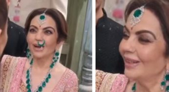 Nita Ambani’s Emerald Nose Ring Falls Off During Ambani Wedding; Kim Kardashian Loses Diamond Too!