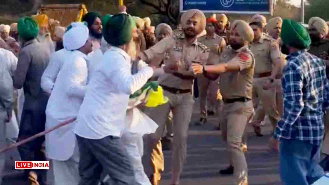 Tensions Escalate at Shambhu Border as Police Dismantle Barricades