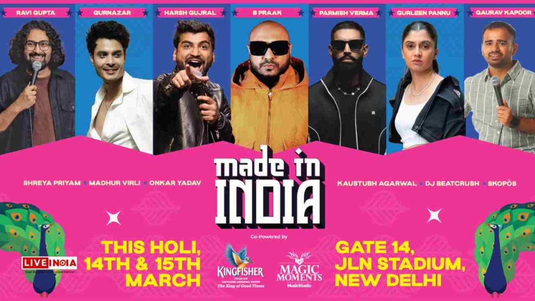 Made In India Fest 2025: Delhi Gears Up for a Colorful Holi & Comedy Extravaganza
