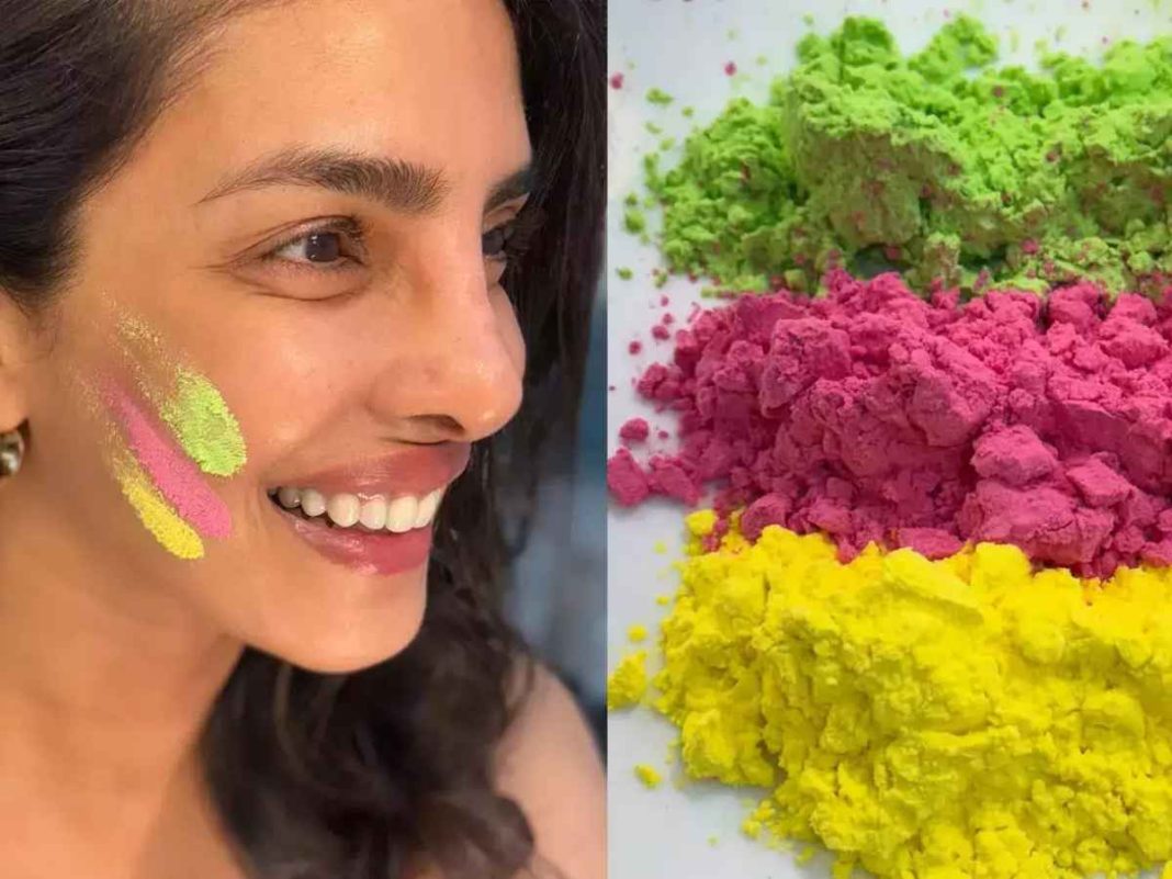 Take A Look At Priyanka Chopra's Working Holi Celebrations