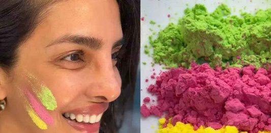 Take A Look At Priyanka Chopra's Working Holi Celebrations