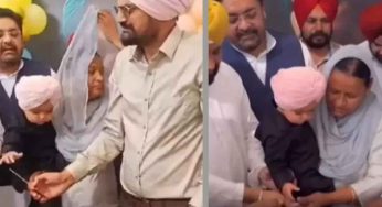 Sidhu Moosewala’s Younger Brother Celebrates First Birthday With Family, Video Go Viral, Take A Look!