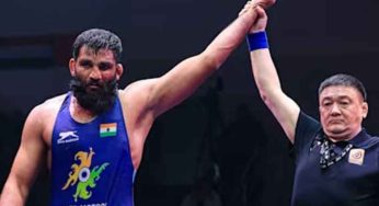 Sunil Kumar Clinches Bronze, Opens India’s Medal Account At 2025 Asian Wrestling Championships