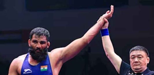 Sunil Kumar Clinches Bronze, Opens India's Medal Account At 2025 Asian Wrestling Championships
