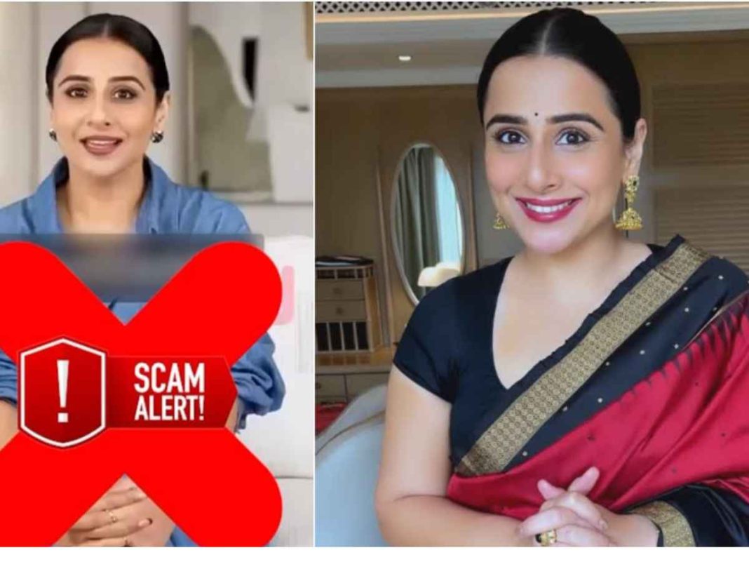 Vidya Balan Issues Strong Warning Against Deepfake Video Circulating Online