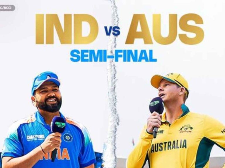 Champions Trophy: Australia Win The Toss , Opt To Bat First Against India During Semi Final Clash