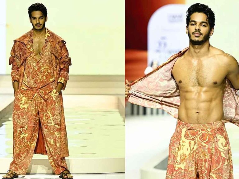 Ishaan Khatter Sets The Ramp On Fire As He Flaunts His Chiselled Abs At Lakme Fashion Week