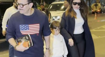 Kareena Kapoor, Saif Ali Khan Set Fashion Goals At Mumbai Airport Ahead Of Holi Celebrations