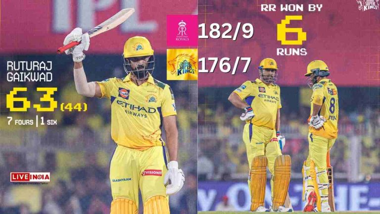 Gaikwad Reflects on Missed Chances as CSK Fall Short in Nail-Biter Against Royals