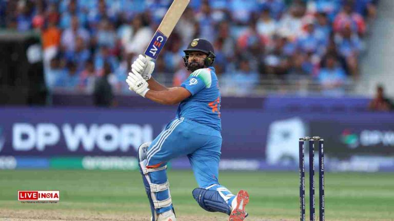 Rohit Sharma Shines with First ICC Final Half-Century