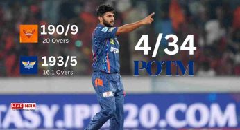Shardul Thakur Joins IPL’s 100-Wicket Club with Career-Best Spell Against SRH