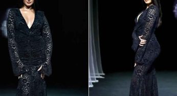 Tara Sutaria Dazzles In Black Lace Gown At Lakme X FDCI 2025