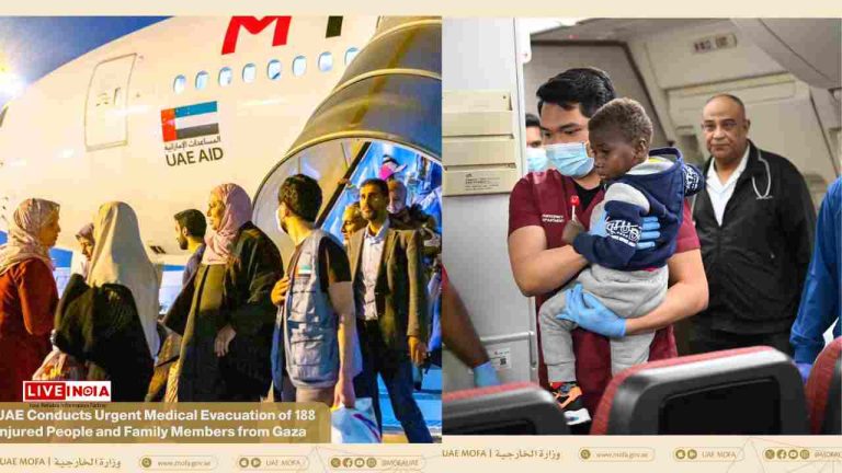 UAE Airlifts 81 Injured Gazans for Urgent Medical Care in 24th Humanitarian Evacuation Mission