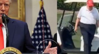 Trump’s “Wobble” And Mysterious Hand Marks Spark Health Concerns Online-Watch Viral Video