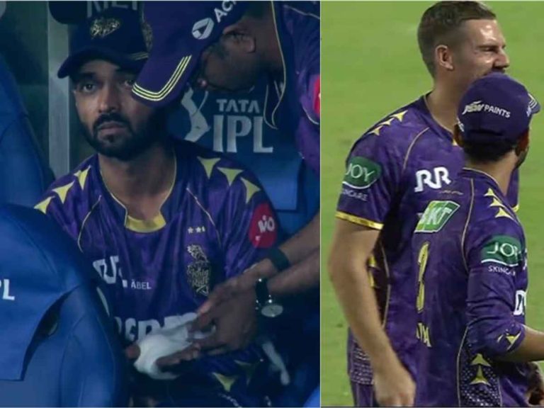"Gets Stitches..": Anukul Roy Provides Update on KKR Captain Rahane's Condition