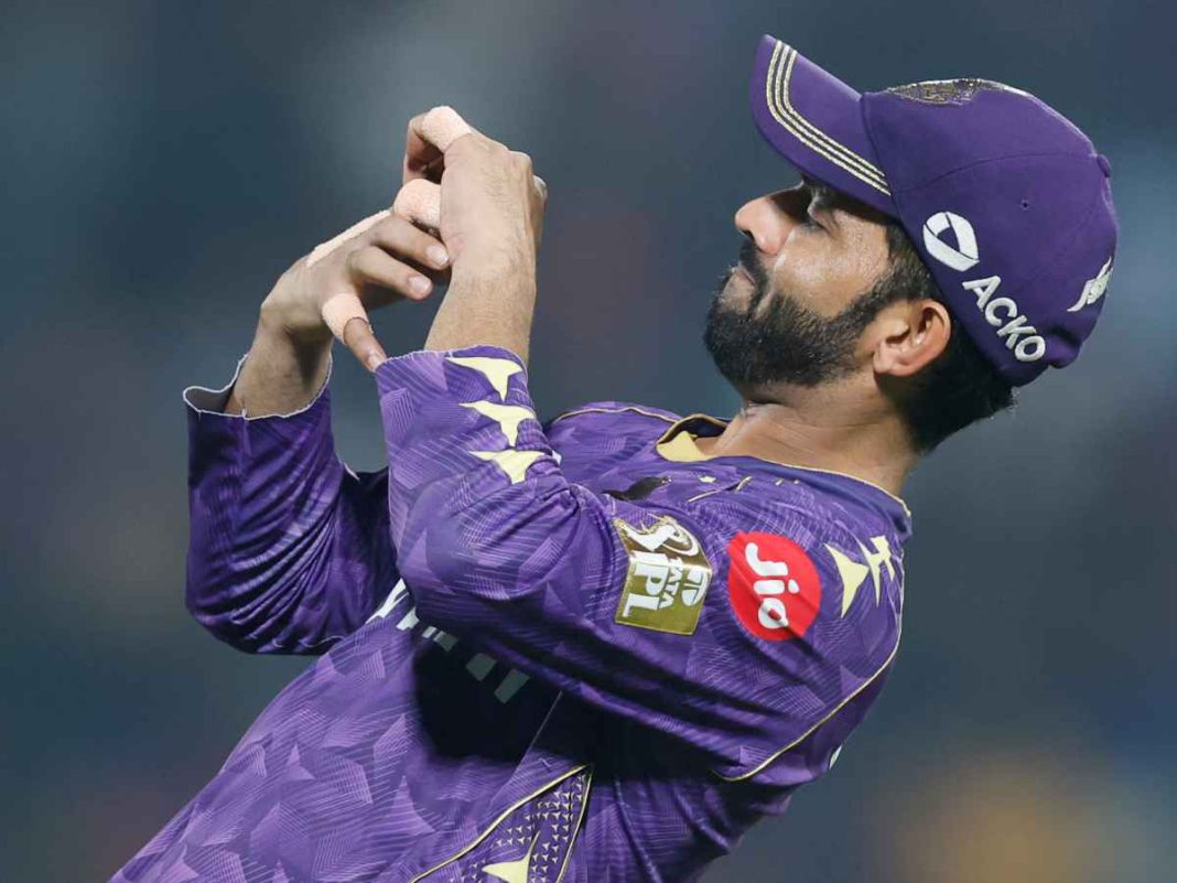 IPL 2025: Skipper Ajinkya Rahane's Injury to Be Assessed by KKR Medical Staff After Injuring Hand During DC Clash