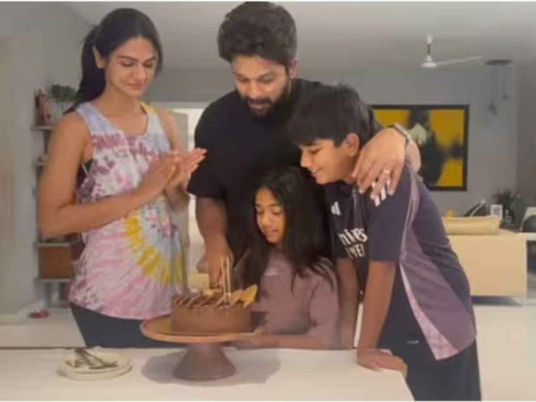 Allu Arjun Celebrates 43rd Birthday With Family, Take A Look!