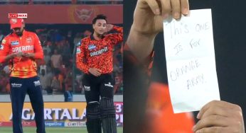 Abhishek Sharma’s Note He Carried to the Match Goes Crazy Viral After Record-Breaking IPL Century