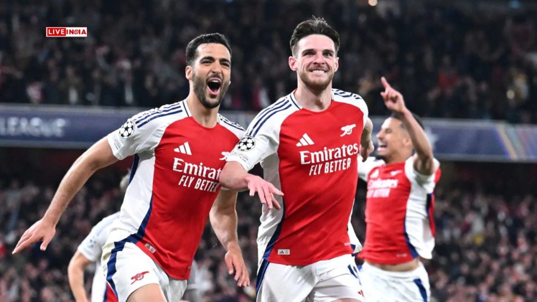 Declan Rice Stuns Real Madrid With Free-Kick Brilliance As Arsenal Cruise To 3-0 UCL Win