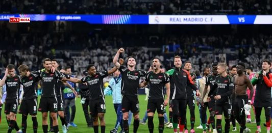 Arsenal Stun Real Madrid 5-1 on Aggregate to Reach UCL Semis, Saka and Martinelli Seal Famous Win