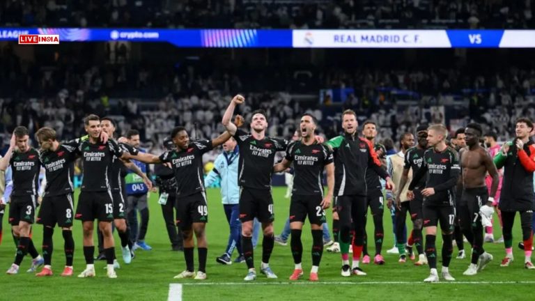 Arsenal Stun Real Madrid 5-1 on Aggregate to Reach UCL Semis, Saka and Martinelli Seal Famous Win
