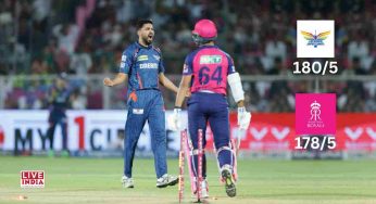 IPL 2025: Avesh Khan Holds Nerve in Final Over as LSG Edge Royals by 2 Runs in Jaipur Thriller