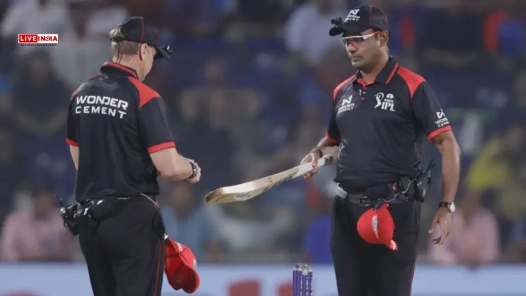 IPL 2025: Here's Why BCCI Umpires Are Randomly Checking Bats