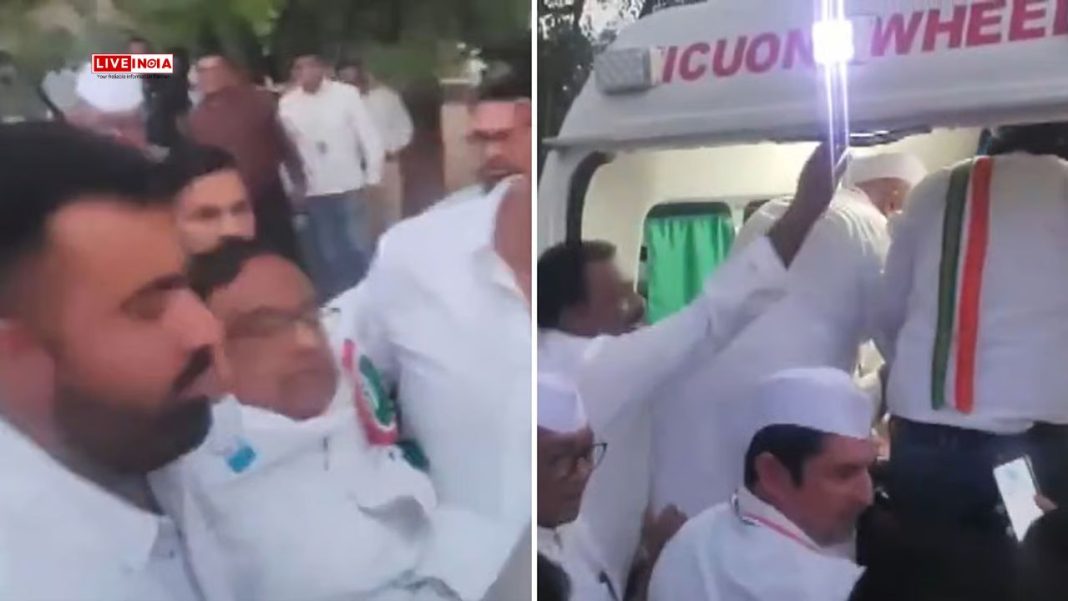 P Chidambaram Collapses Due to Heat at Congress’ Ahmedabad Convention